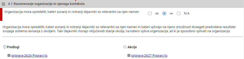 req Zahteve niso dosežene in predlogi